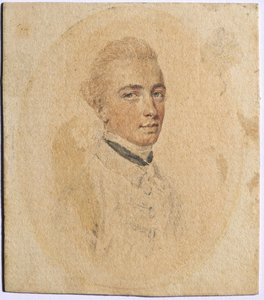 一个男人的肖像，c。 1775年。 作者 John I. smart