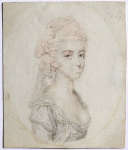 女人的画像，c。 1776年。