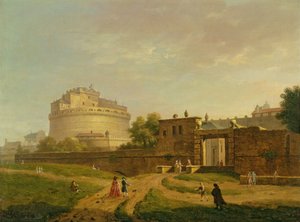 Castel Sant&39;Angelo，罗马，1776年