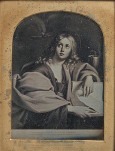 多美尼奇诺的画作《福音书的圣约翰》副本，1846-52年。