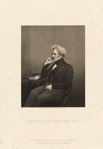 约翰-弗雷德里克-威廉-赫歇尔爵士（1792-1871 年），约 1860 年（硬纸雕刻）
