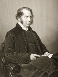 Henry Montagu Villiers（1813-61）由DJ Pound在1860年伦敦出版的“着名人物绘画室”第2卷中的照片上刻下