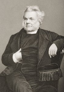 约翰·安吉尔·詹姆斯（John Angell James，1785-1859），由DJ Pound在1860年伦敦出版的“杰出人物的绘画室”第2卷中的一张照片上刻下的 作者 约翰·贾比斯（John Jabez）Edwin Paisley Mayall