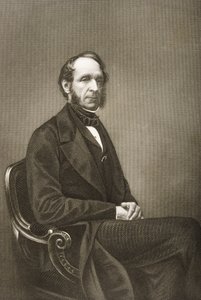 罗伯特格罗夫纳（1801-93）由DJ庞德拍摄的照片，来自1860年伦敦出版的“着名人物绘画室，第2卷” 作者 约翰·贾比斯（John Jabez）Edwin Paisley Mayall