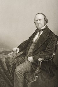 托马斯·赖特（1810-77）由DJ庞德拍摄的照片，来自1860年伦敦出版的“知名人物绘画室，第2卷” 作者 John Jabez Edwin Paisley Mayall