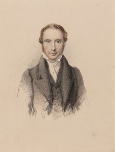 Samuel Prout的肖像，1820年（纸上的wc）