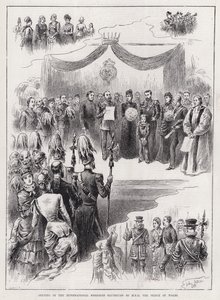 威尔士亲王殿下举办的国际渔业展览会开幕（版画） 作者 约翰·杰利科