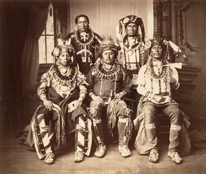 奥托-米苏里亚代表团，1881年。 作者 约翰·K·希勒斯。
