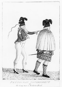 衬裙政府，或灰色母马是1795年的更好的马 作者 约翰·凯
