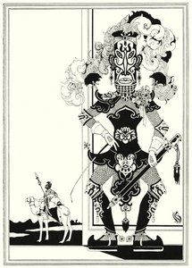 《阿拉丁与神灯的故事》插图（石版画）