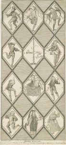 贝特利玻璃窗-莫里斯舞者：版画和[1751-1790]