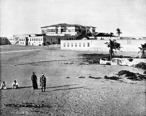 宫殿和后宫，埃及亚历山大，1893年。 作者 约翰·斯托达德