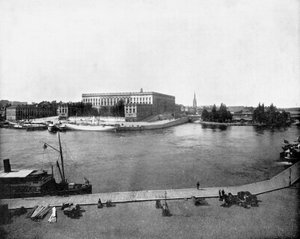 瑞典斯德哥尔摩皇宫，1893年。 作者 约翰·斯托达德