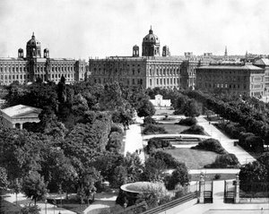 Volksgarten and Thesumum，奥地利维也纳，1893年。 作者 约翰·斯托达德