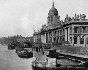The customs in Dublin (Ireland) opened in 1791 (b/w photo) 作者 约翰·劳森·斯托达德
