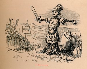 惊恐的乌鸦，1852年 作者 约翰·里奇