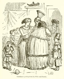 Coriolanus离开他的妻子和家庭 作者 约翰·里奇