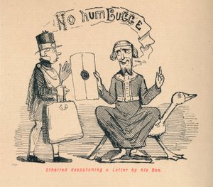 埃塞尔瑞德（Ethelred）派他儿子的信（c1860，c1860） 作者 约翰·里奇