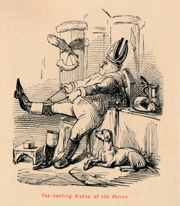 福克斯狩猎时期的主教，c1860，c1860 作者 约翰·里奇
