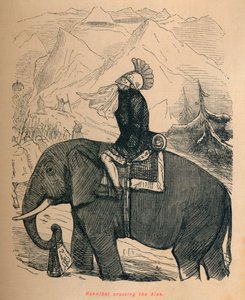 汉尼拔穿越阿尔卑斯山，1852年 作者 约翰·里奇