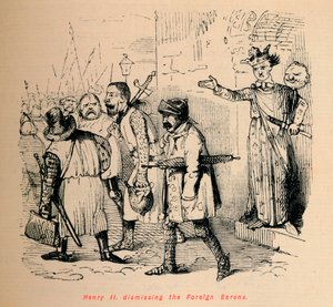 亨利二世。解散外国贵族，c1860，c1860