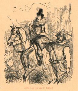 詹姆斯一世（James I）在前往英国的路上，1897年。 作者 约翰·里奇