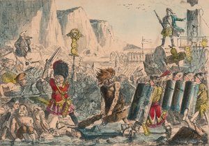 朱利叶斯·凯撒降落，1850年 作者 约翰·里奇