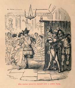 Sextus夫人通过小派对安慰自己，1852年 作者 约翰·里奇