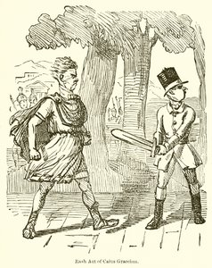 Caius Gracchus的皮疹法案 作者 John Leech