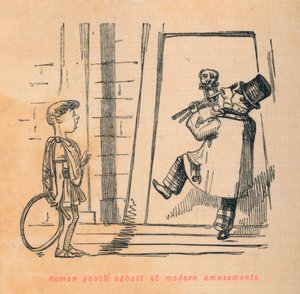 罗马青年惊叹于现代娱乐活动，1852年 作者 约翰·里奇