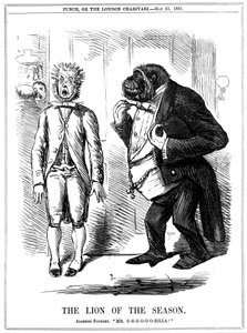 本赛季的狮子，1861年 作者 约翰·里奇