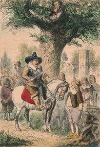 皇家橡树，Penderell家族不知道查尔斯在哪里！!!!，1850年 作者 约翰·里奇