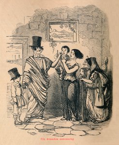提比略·格拉古，拉票，1852 作者 约翰·里奇