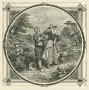 没有人可以同时爱上 thetis 和 galatea（雕刻） 作者 约翰·莱顿