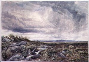 淋浴天气，Bettws-y-Coed 作者 约翰·劳埃德·邦德