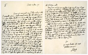 约翰·洛克（John Locke）1699年12月2日给汉斯·斯隆（Hans Sloane）的信。 作者 约翰·洛克