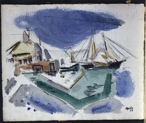 海港风光 作者 约翰·马林