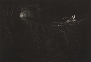 混乱之桥，c.1827（mezzotint） 作者 约翰·马丁
