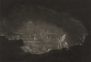 Pandemonium，c.1827（mezzotint） 作者 约翰·马丁