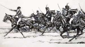 骑兵冲锋 作者 约翰·米勒·瓦茨