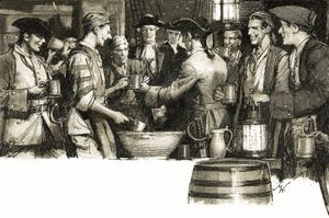 这就是为什么...水手喝 "格罗格酒