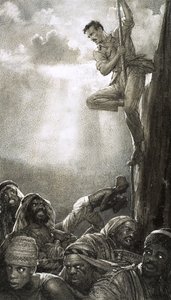 盗墓者》，《考古学历险记》插图