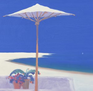 游艇经过The Terrace，1999 作者 约翰·米勒