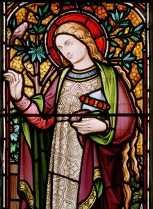 Edstaston，St Mary，Lavers＆Barraud，John Millner Allen（1827-1902），Mary Magdalene，1865
