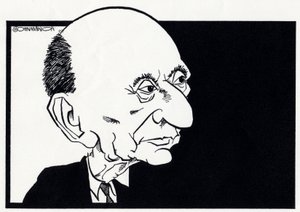 阿诺德-勋伯格，漫画