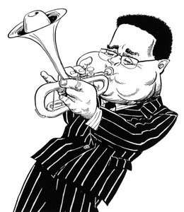 迪兹-吉莱斯皮（约翰-伯克斯-吉莱斯皮），约翰-明尼恩的漫画作品