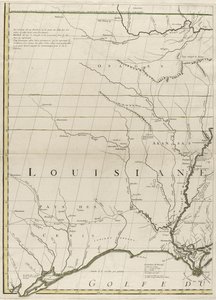 美国1756年英国和法国统治地图（在纸上刻有轮廓颜色）