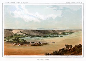 美国夏安河，1856年。