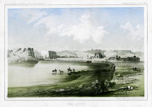 美国蒙大拿州本顿堡，1856年 作者 约翰·史密斯（John Mix Stanley）