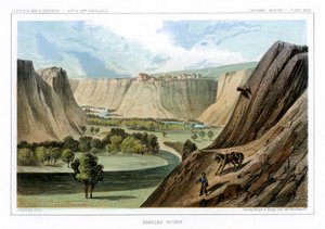 1856年，美国蒙大拿州的玛丽亚斯河。